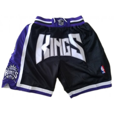 NBA Sacramento Kings Pantalones de Bolsillo para Hombre Negro Swingman